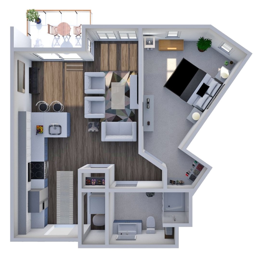 1O the district west bend floor plan